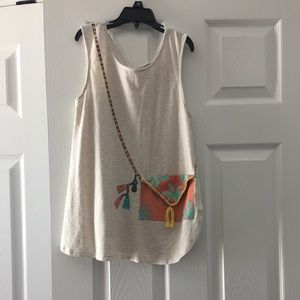 Concealed zipper pocket shirt